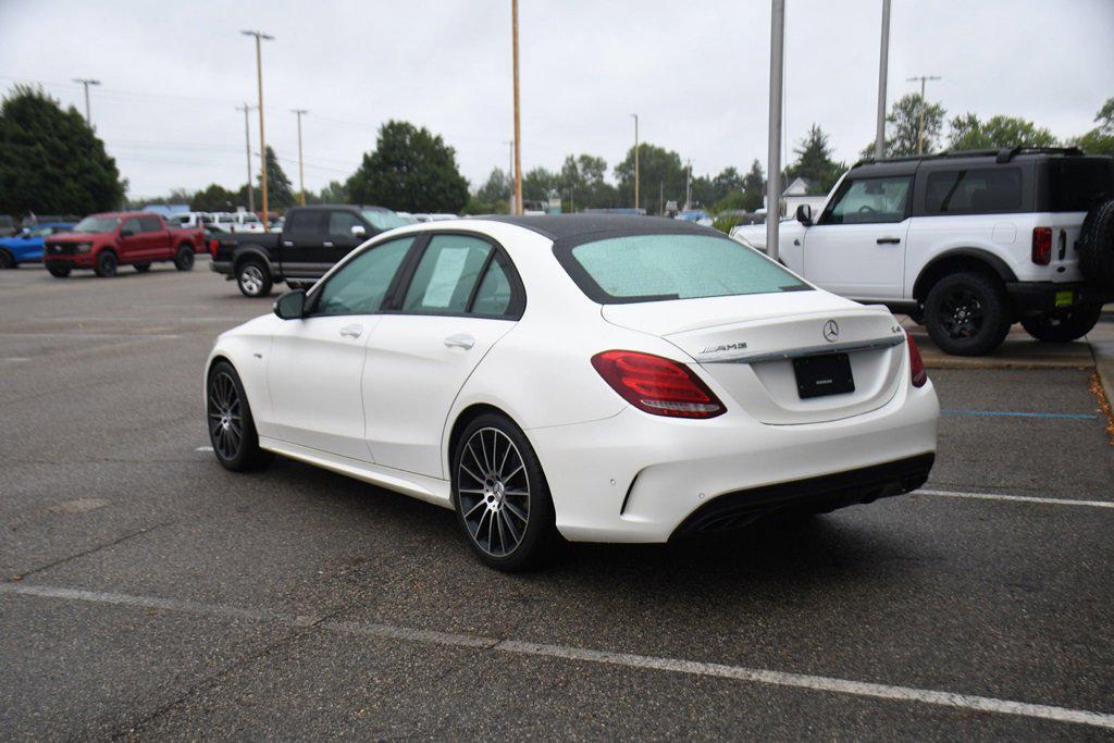 used 2018 Mercedes-Benz AMG C 43 car, priced at $28,495
