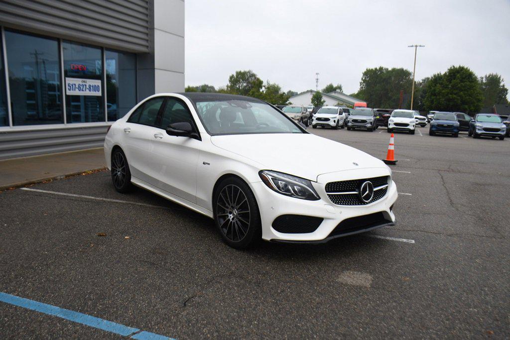 used 2018 Mercedes-Benz AMG C 43 car, priced at $28,495