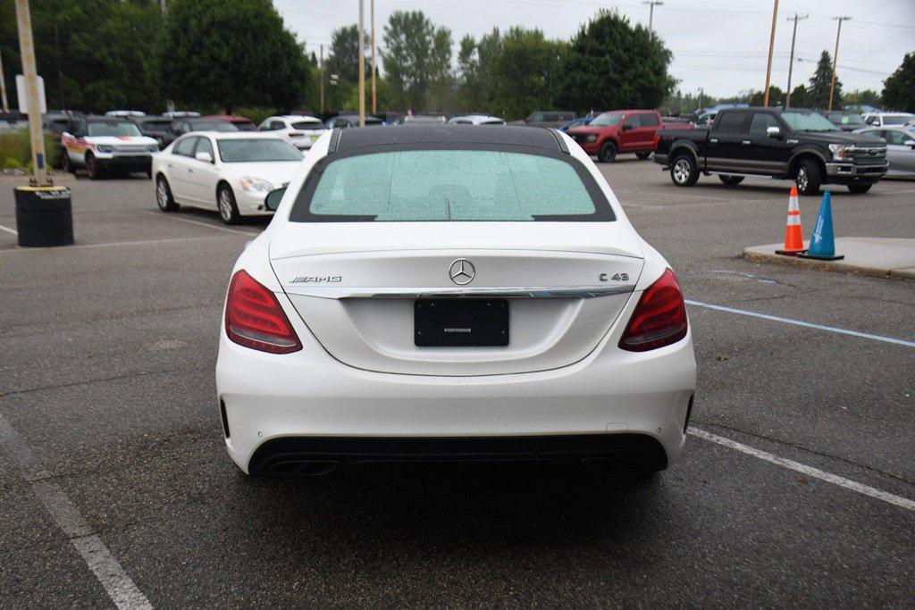 used 2018 Mercedes-Benz AMG C 43 car, priced at $28,495