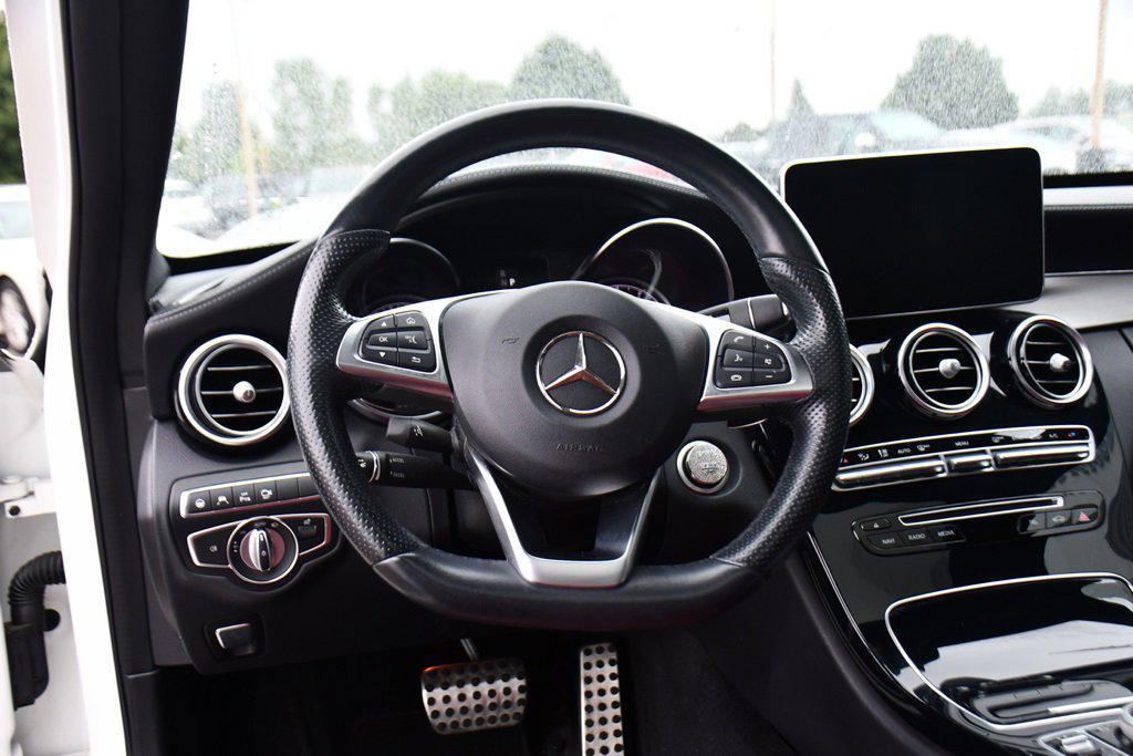 used 2018 Mercedes-Benz AMG C 43 car, priced at $28,495