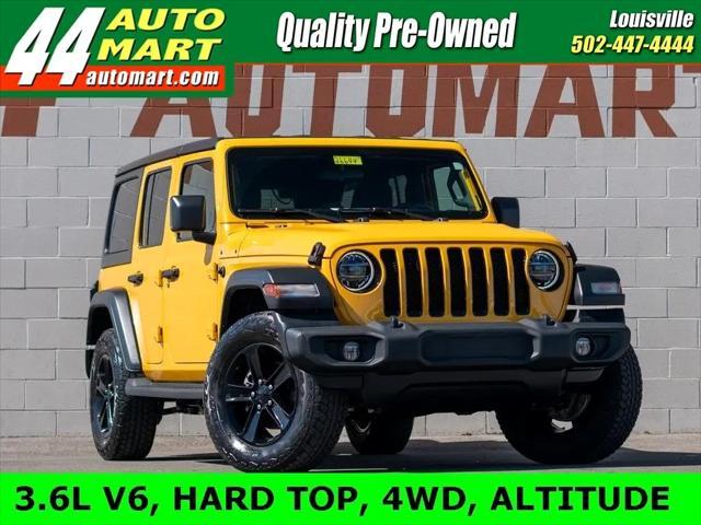 used 2021 Jeep Wrangler Unlimited car, priced at $35,944