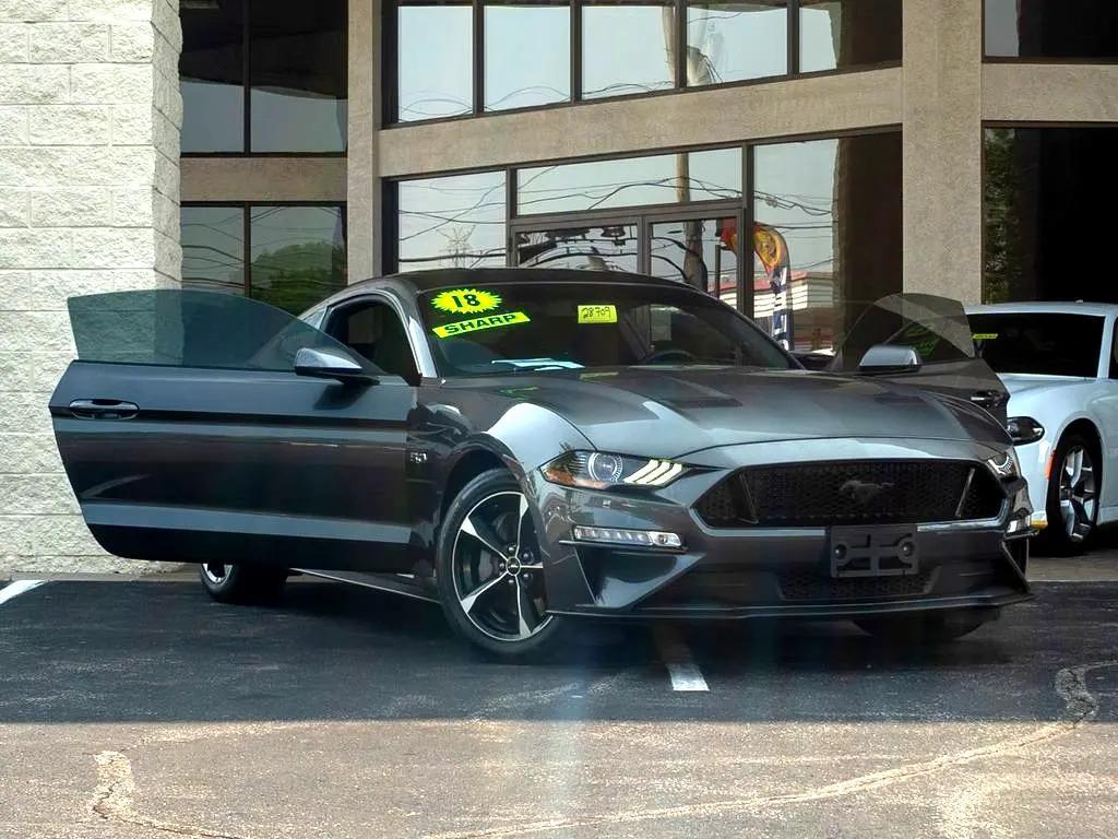 used 2018 Ford Mustang car, priced at $34,144