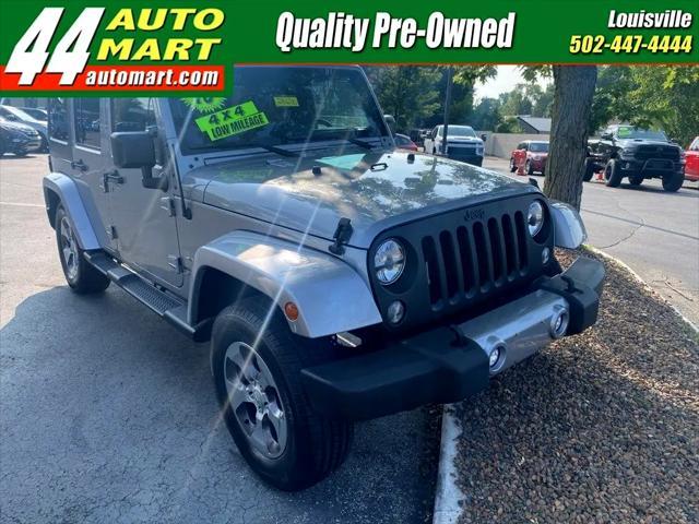 used 2016 Jeep Wrangler Unlimited car, priced at $21,544