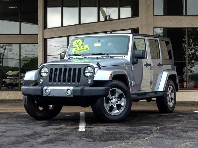 used 2016 Jeep Wrangler Unlimited car, priced at $20,944