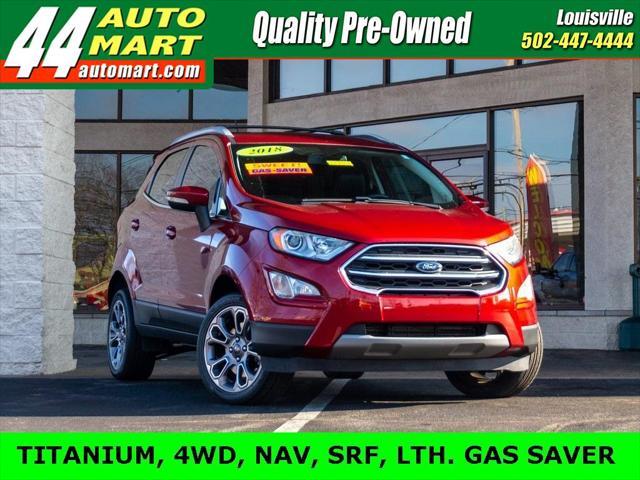 used 2018 Ford EcoSport car, priced at $15,844