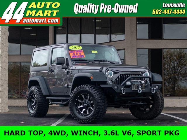 used 2017 Jeep Wrangler car, priced at $23,344