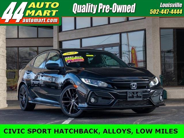 used 2021 Honda Civic car, priced at $23,544