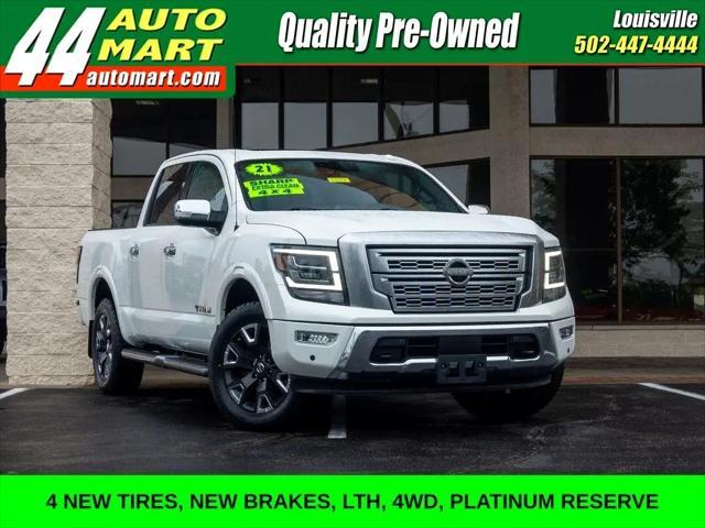 used 2021 Nissan Titan car, priced at $45,144