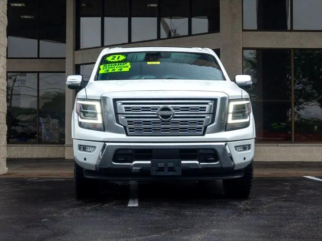 used 2021 Nissan Titan car, priced at $45,144