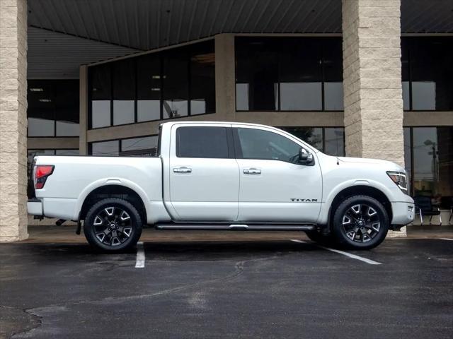used 2021 Nissan Titan car, priced at $45,144