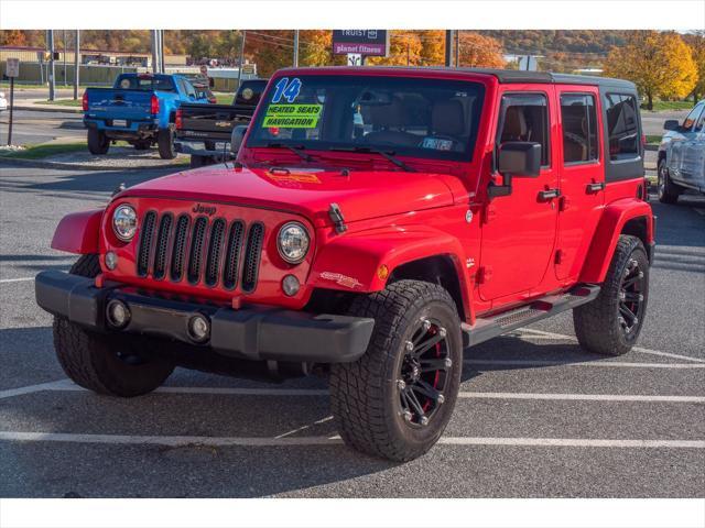 used 2014 Jeep Wrangler Unlimited car, priced at $18,995