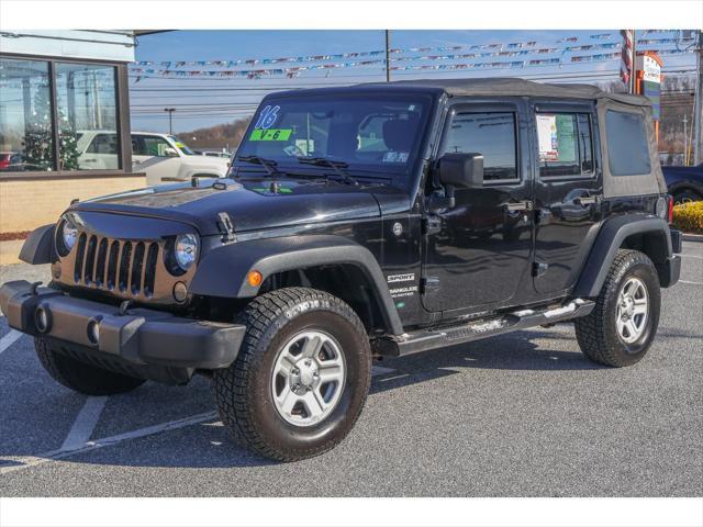 used 2016 Jeep Wrangler Unlimited car, priced at $13,995