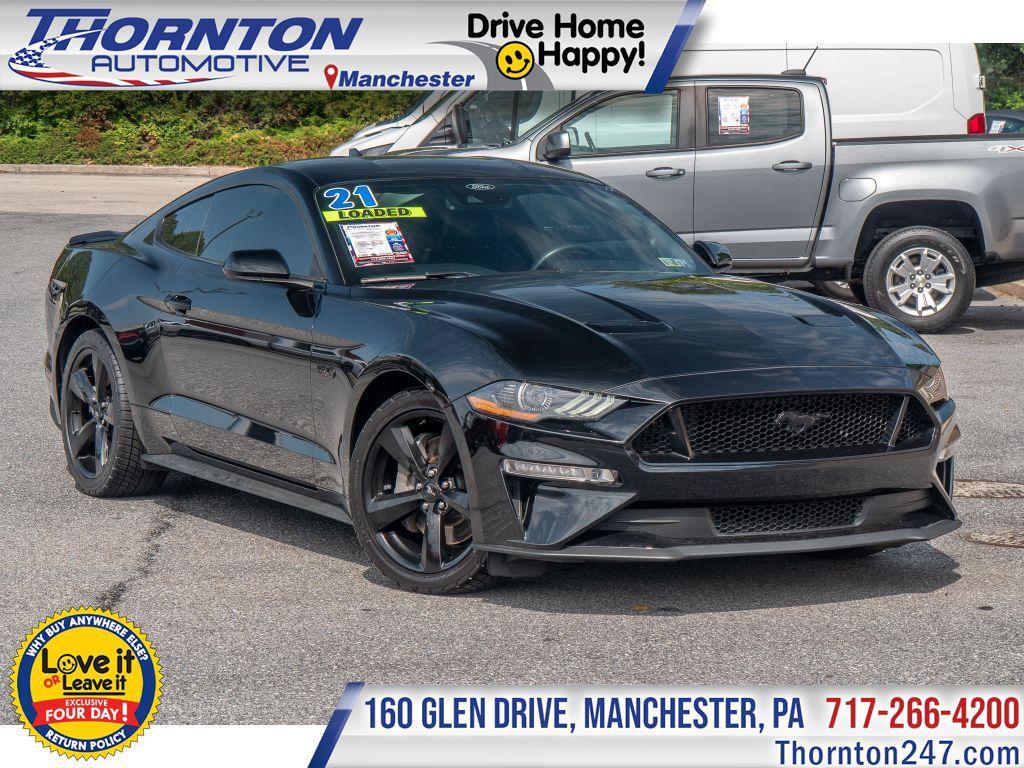used 2021 Ford Mustang car, priced at $33,995