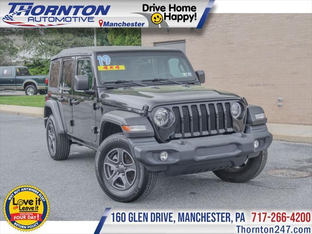 used 2019 Jeep Wrangler Unlimited car, priced at $28,995