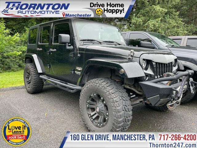 used 2012 Jeep Wrangler Unlimited car, priced at $14,995