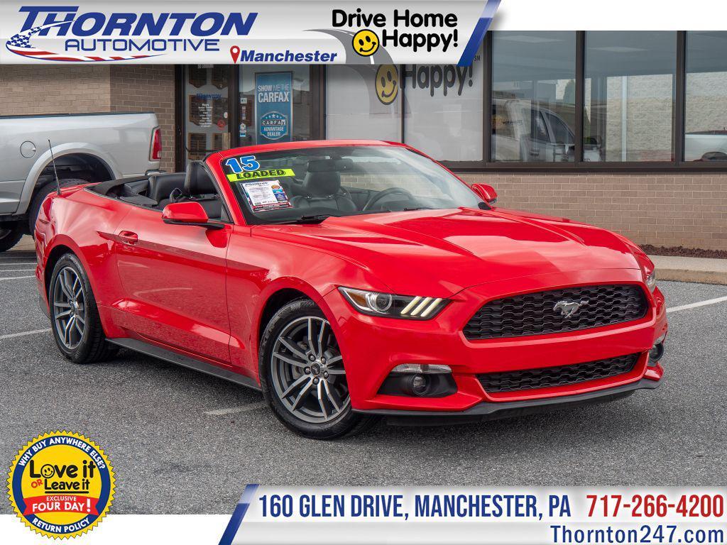 used 2015 Ford Mustang car, priced at $18,995