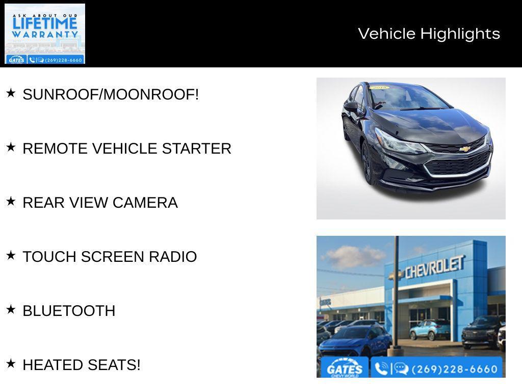 used 2018 Chevrolet Cruze car, priced at $11,111
