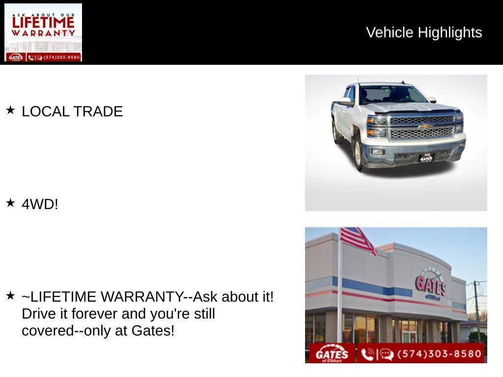 used 2015 Chevrolet Silverado 1500 car, priced at $19,396