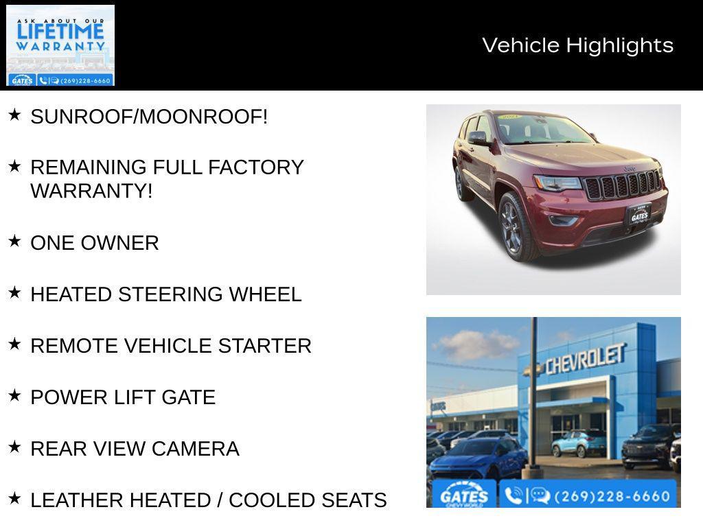 used 2021 Jeep Grand Cherokee car, priced at $25,899