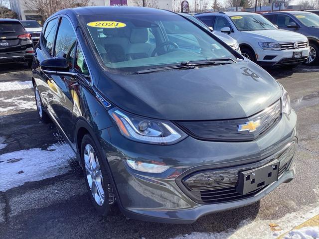 used 2021 Chevrolet Bolt EV car, priced at $18,997