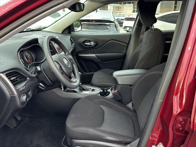 used 2021 Jeep Cherokee car, priced at $18,999