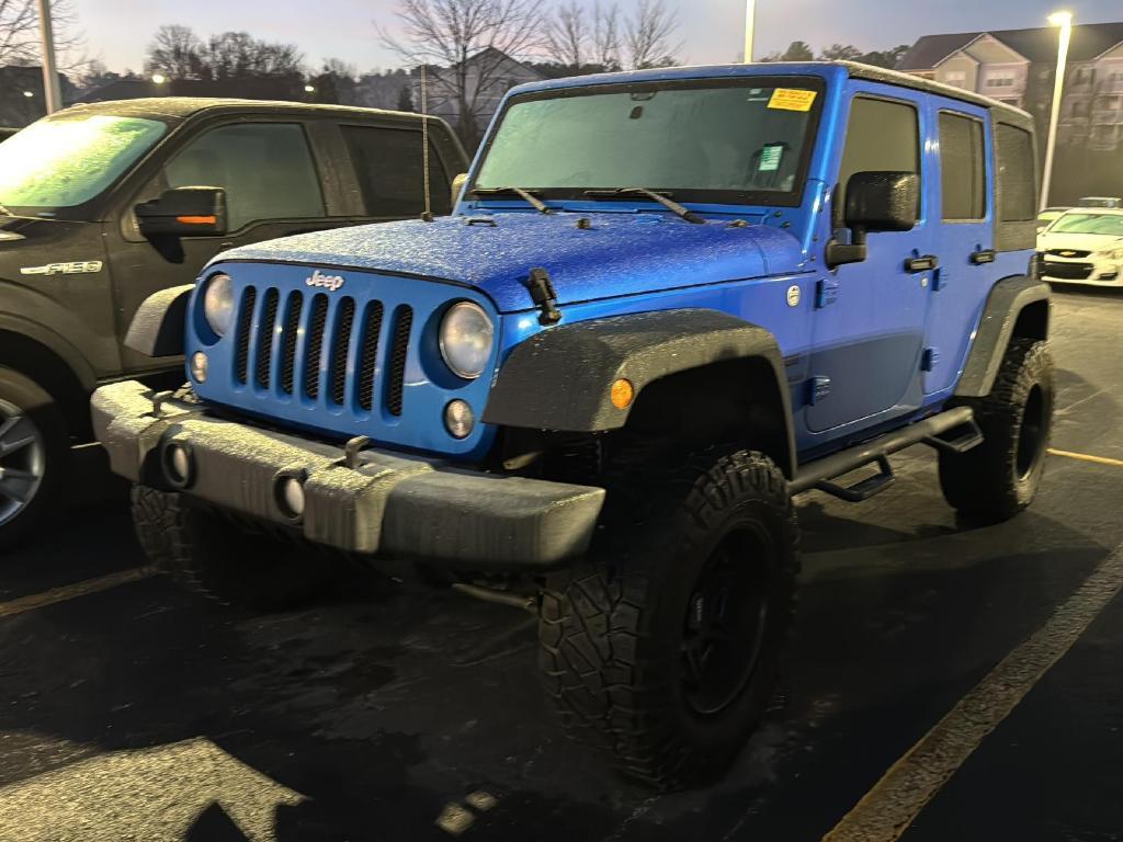 used 2015 Jeep Wrangler Unlimited car, priced at $17,500