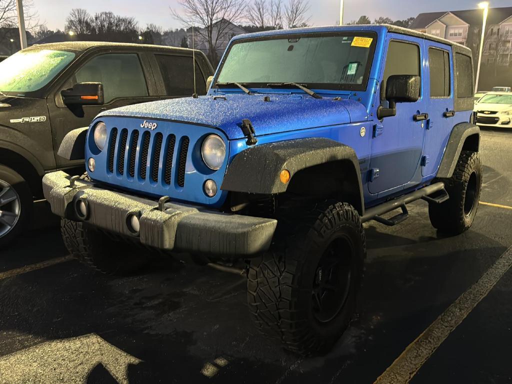 used 2015 Jeep Wrangler Unlimited car, priced at $17,500