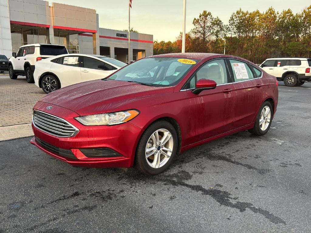 used 2018 Ford Fusion car, priced at $14,500