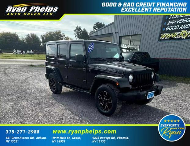 used 2017 Jeep Wrangler Unlimited car, priced at $23,995