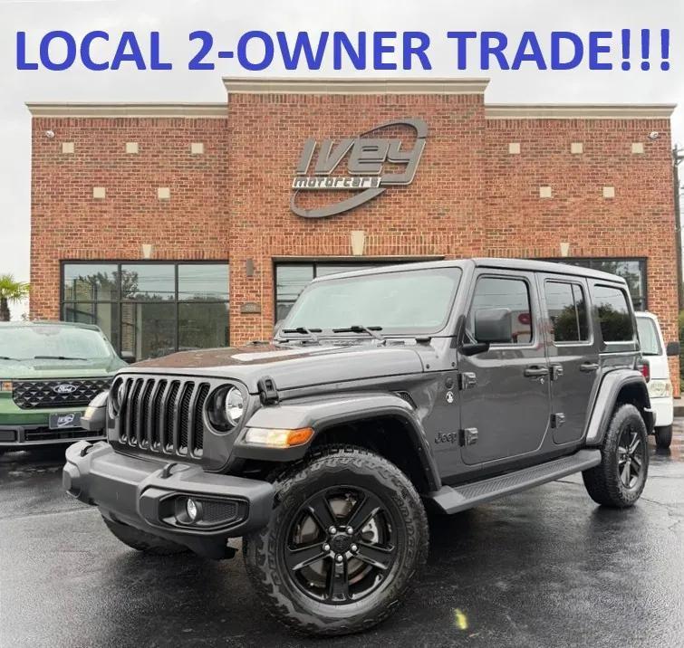 used 2022 Jeep Wrangler Unlimited car, priced at $37,500