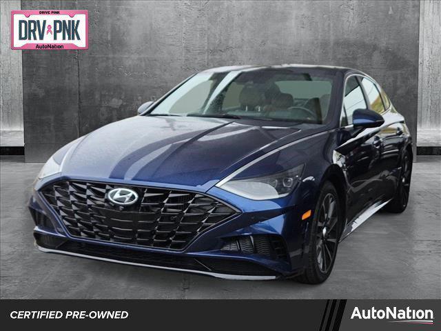 used 2021 Hyundai Sonata car, priced at $19,297