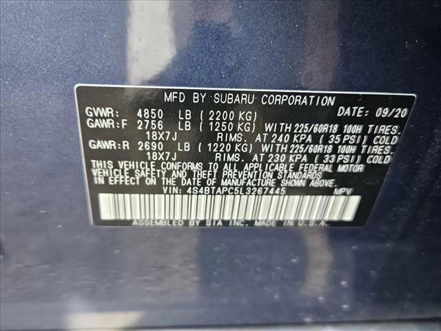 used 2020 Subaru Outback car, priced at $24,997