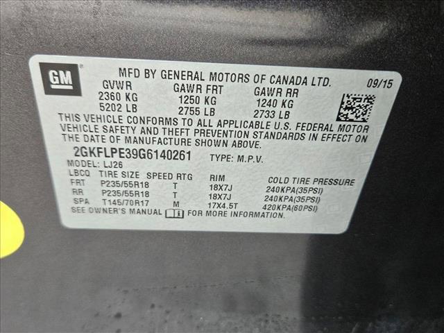 used 2016 GMC Terrain car, priced at $10,910