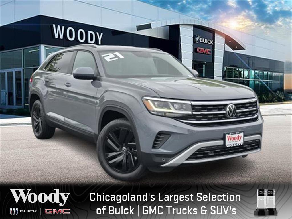 used 2021 Volkswagen Atlas Cross Sport car, priced at $22,000