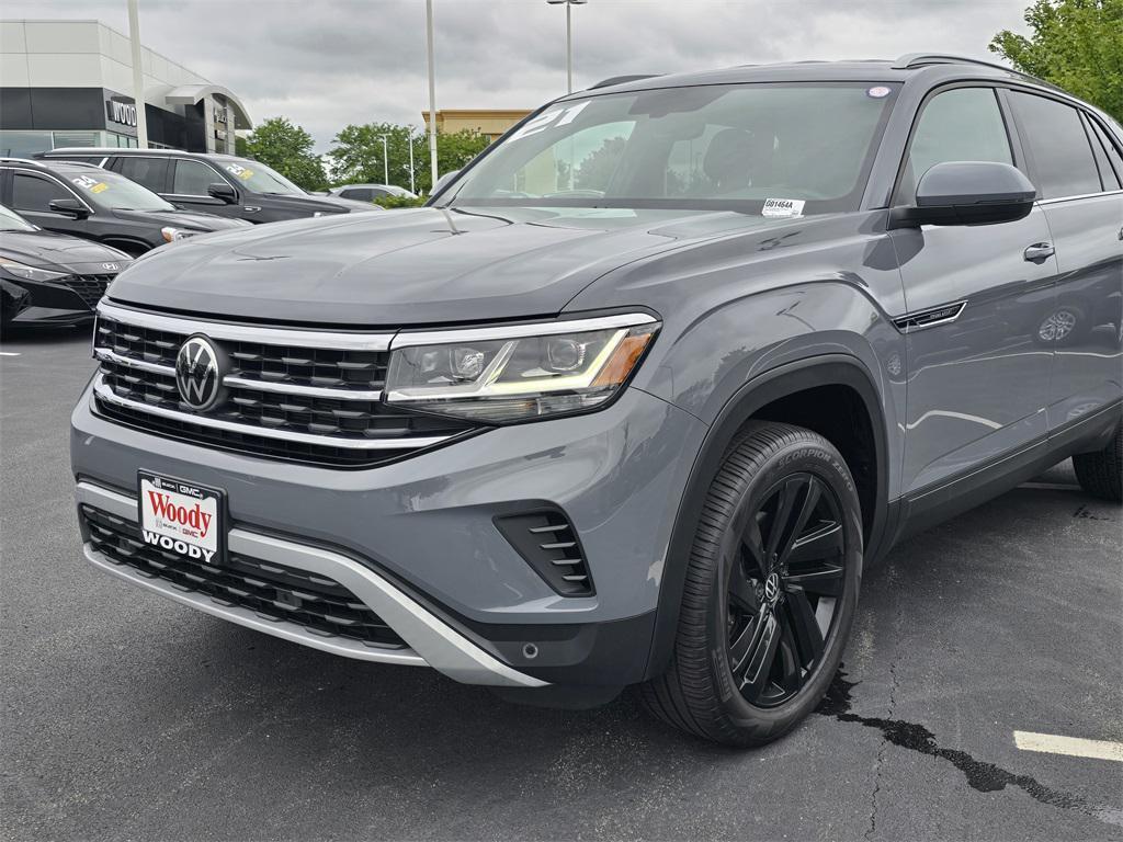 used 2021 Volkswagen Atlas Cross Sport car, priced at $22,000