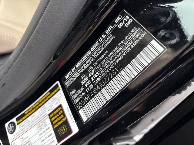 used 2018 Mercedes-Benz C-Class car, priced at $20,447