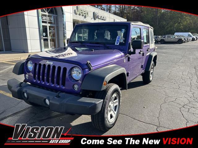 used 2018 Jeep Wrangler JK Unlimited car, priced at $22,590