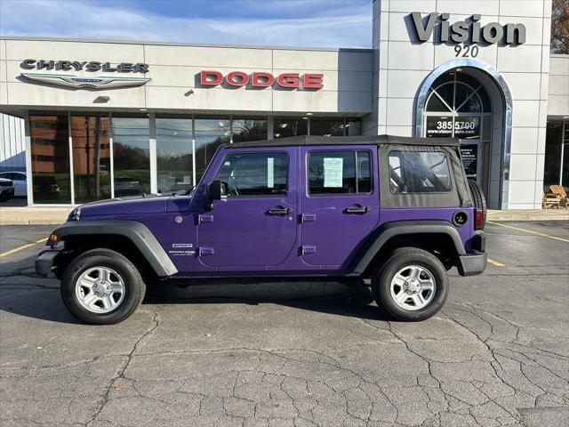 used 2018 Jeep Wrangler JK Unlimited car, priced at $19,795