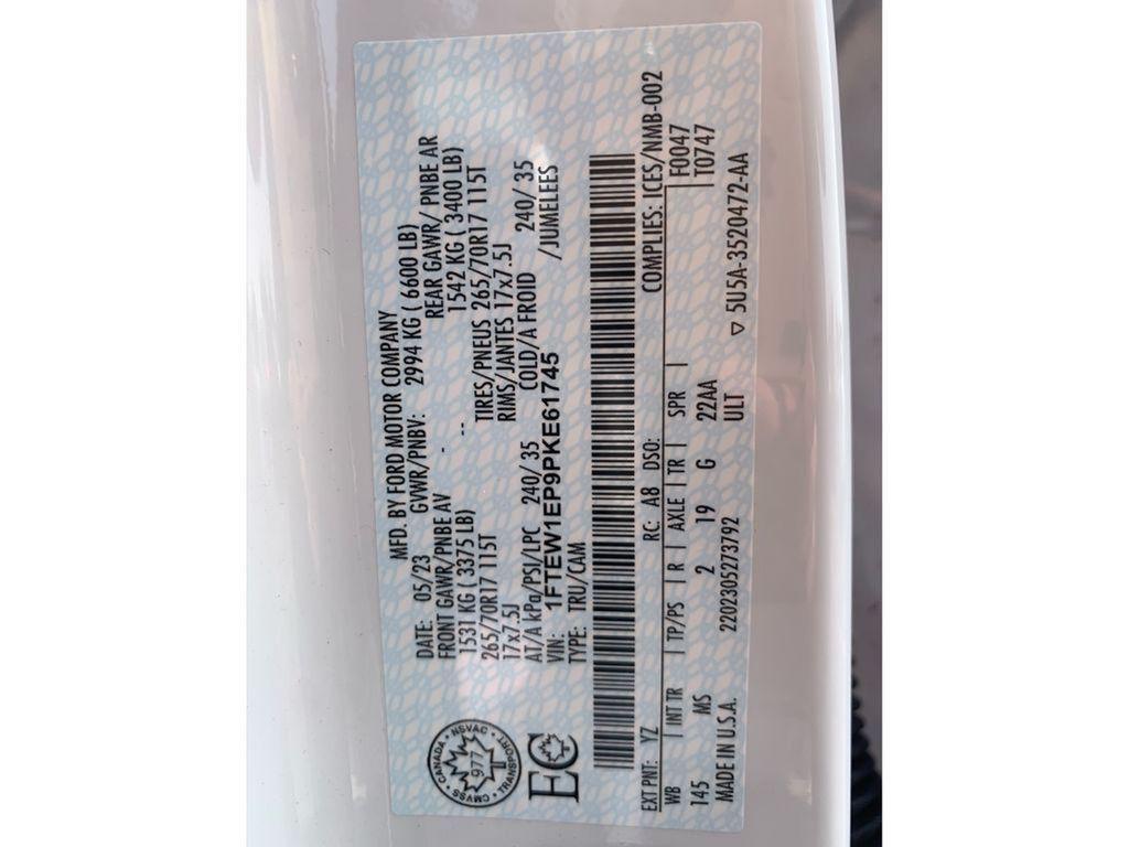 used 2023 Ford F-150 car, priced at $38,600