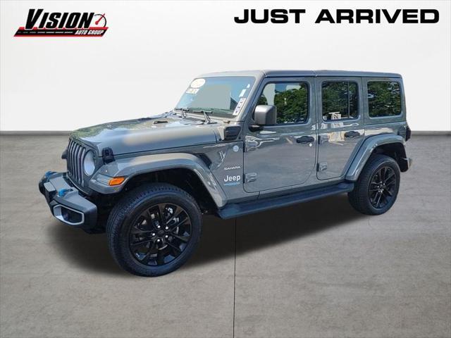 used 2022 Jeep Wrangler Unlimited 4xe car, priced at $33,997