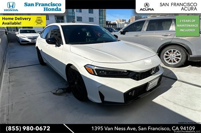 used 2025 Honda Civic car, priced at $26,991