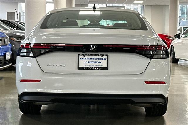 new 2025 Honda Accord car, priced at $32,210