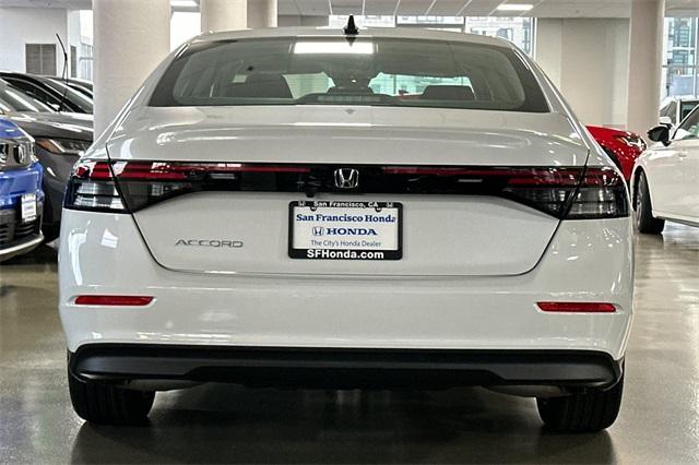 new 2025 Honda Accord car, priced at $32,110