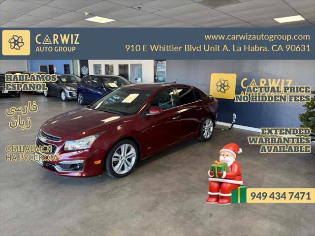 used 2015 Chevrolet Cruze car, priced at $9,988