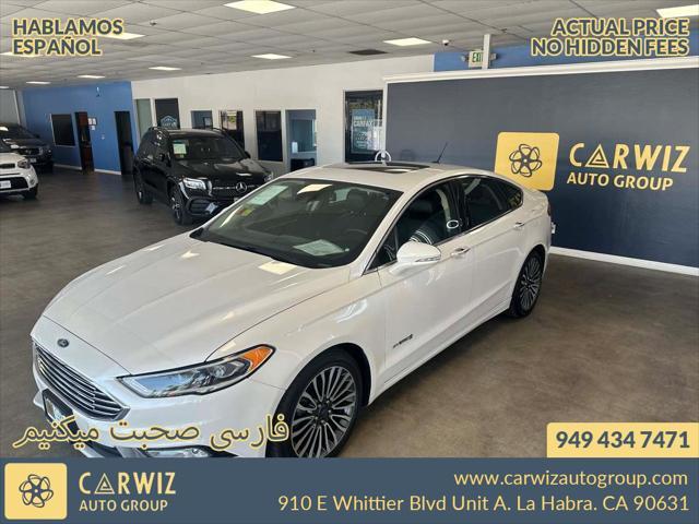 used 2018 Ford Fusion Hybrid car, priced at $13,488