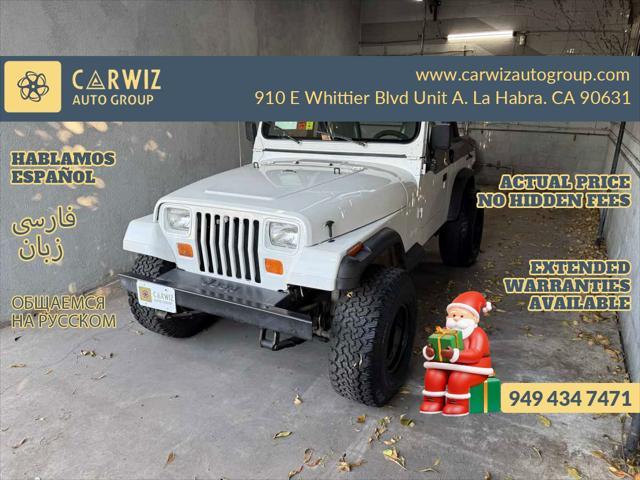 used 1988 Jeep Wrangler car, priced at $14,988