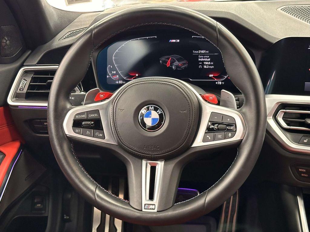 used 2022 BMW M3 car, priced at $75,299