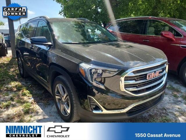 used 2021 GMC Terrain car, priced at $24,630
