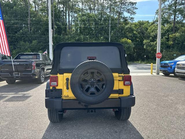 used 2015 Jeep Wrangler car, priced at $9,500