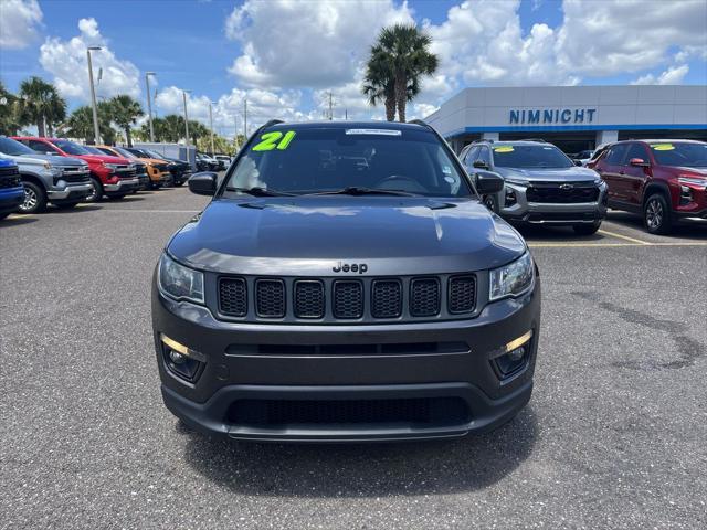 used 2021 Jeep Compass car, priced at $18,845